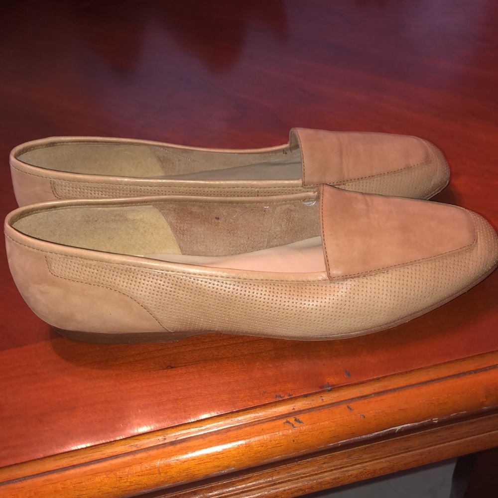 Prwnd Enzo angiolini flats genune leather and suede size 8.5 - Picture 2 of 8